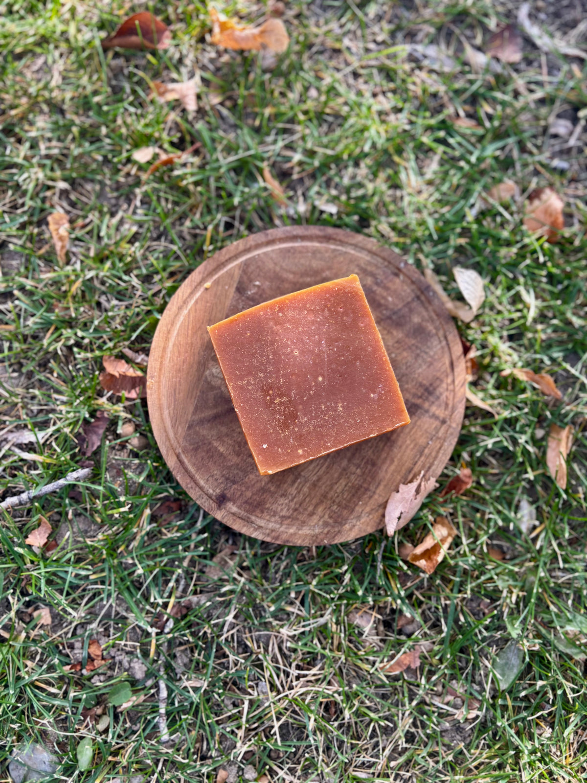 “Pumpkin Spice” Goat Milk and Tallow Soap Bar