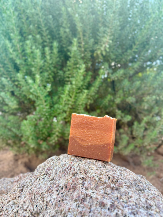 "Orange Scream- sicle" Goat Milk Soap Bar