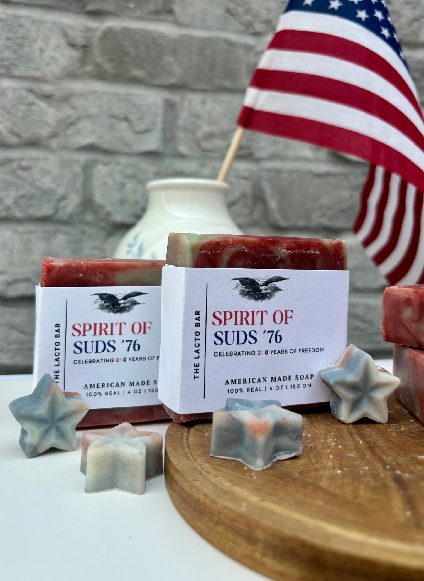 "Spirit of Suds '76" Goat Milk and Tallow Soap Bar