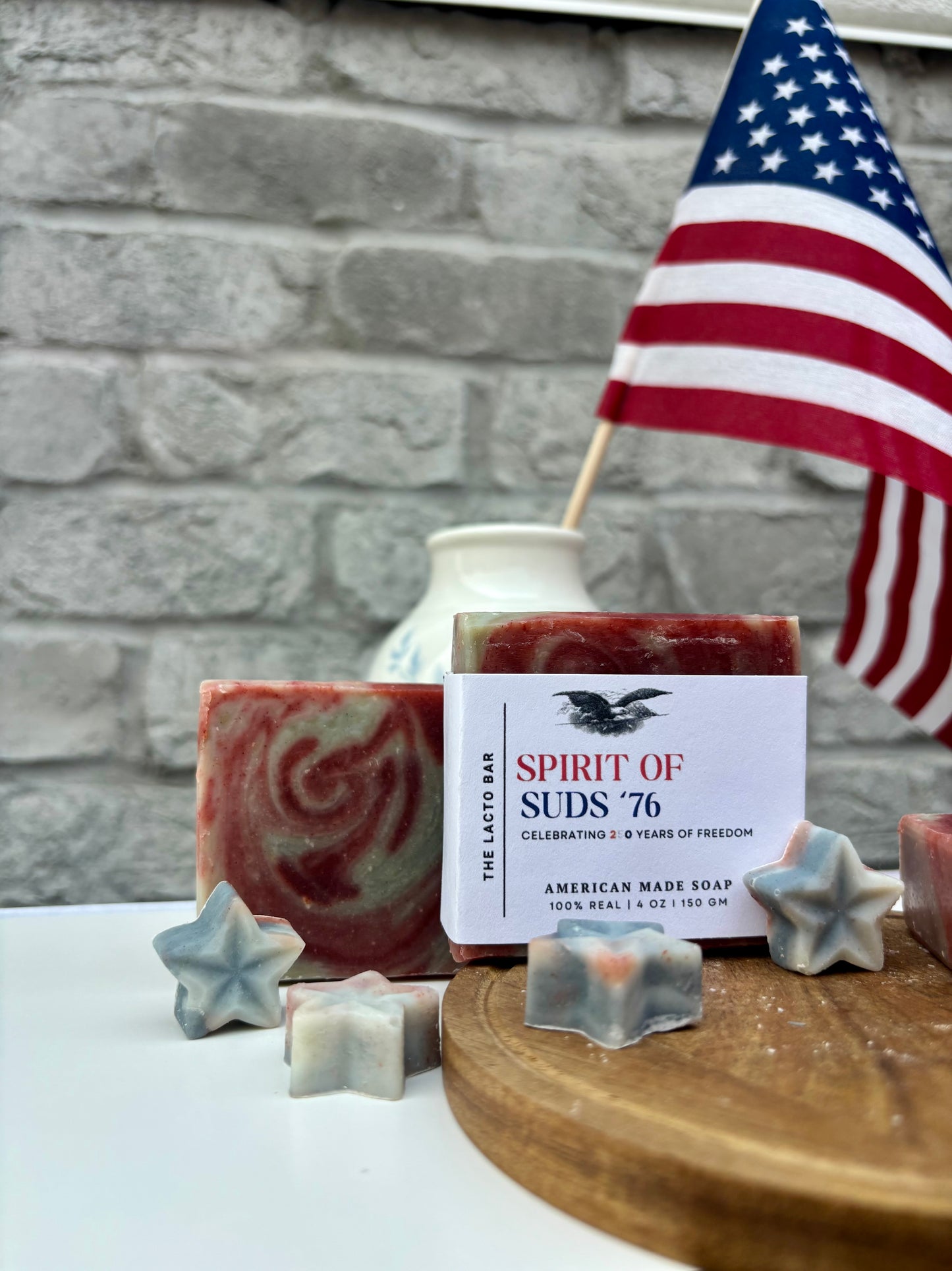 "Spirit of Suds '76" Goat Milk and Tallow Soap Bar