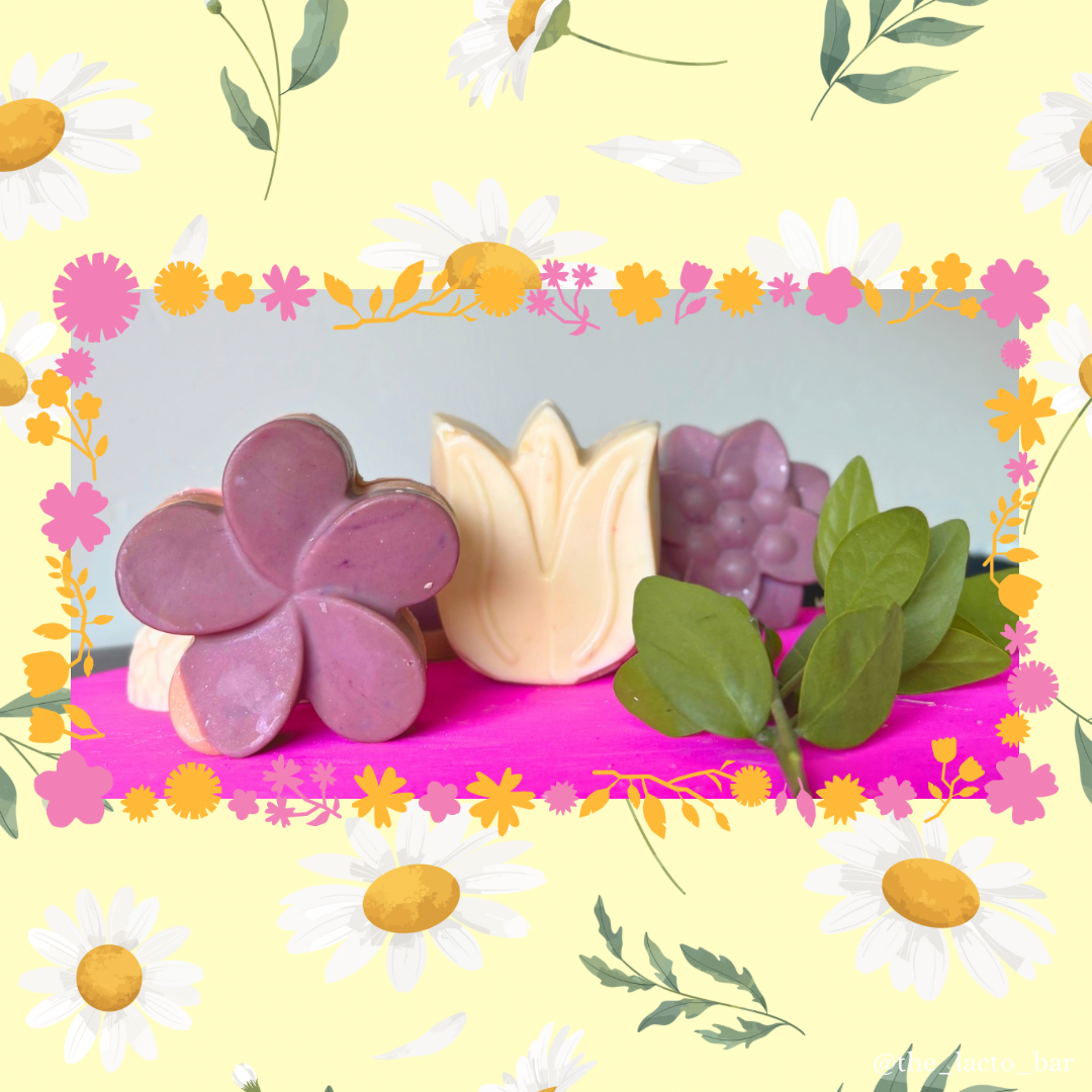 "Floral Collection" Goat Milk Soap Bars