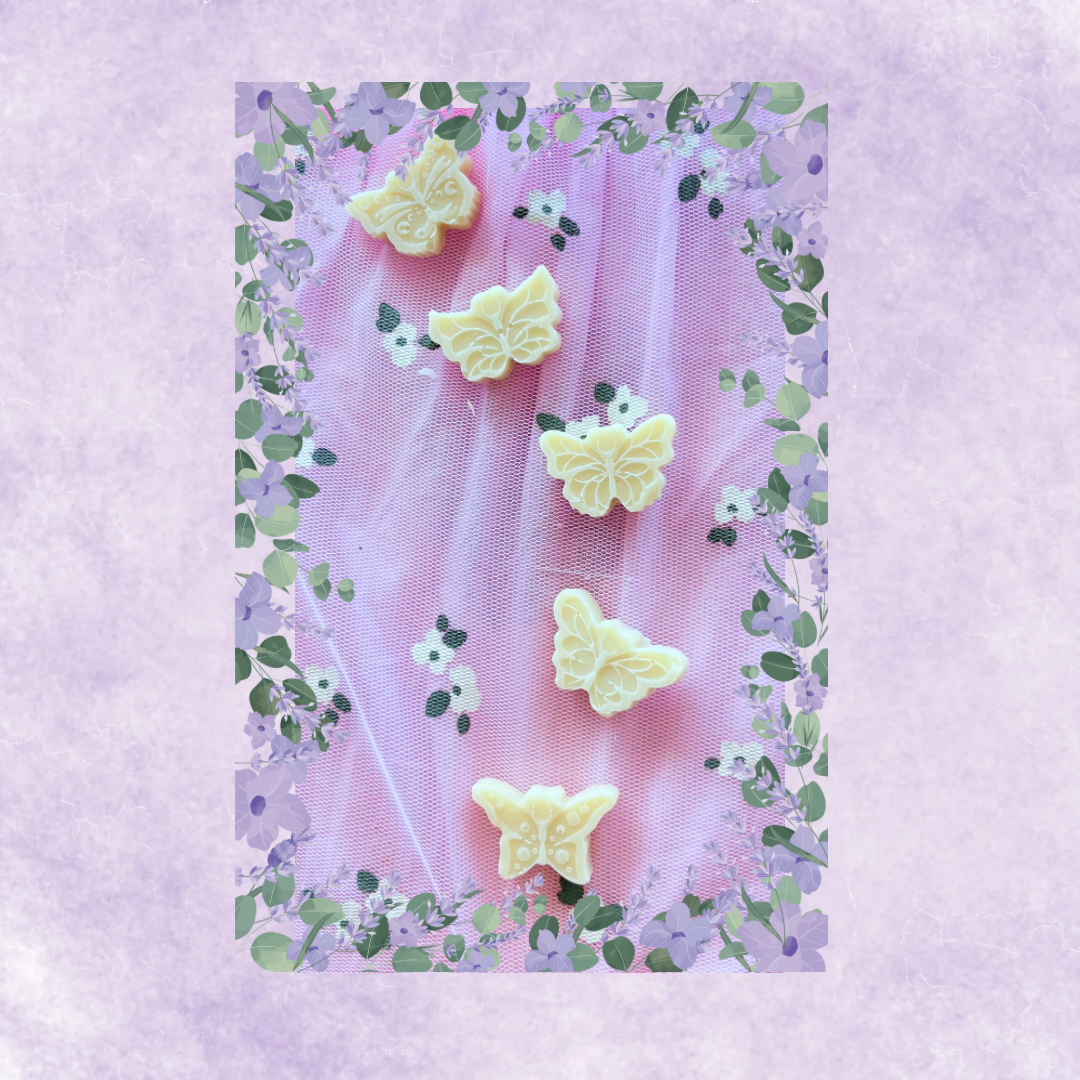 "Butterflies" Mini Goat Milk Soap Bar